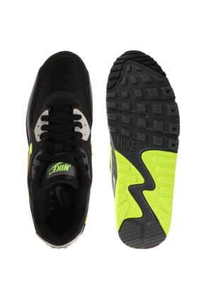 Tenis Negro-Verde Neón Nike 90 Essential