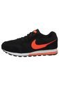 Tenis Lifestyle Negro-Naranja Nike MD Runner 2 de Nike