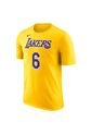 Camiseta Deportiva Hombre Nike Los Angeles Lakers Es Tee Amarillo de Nike