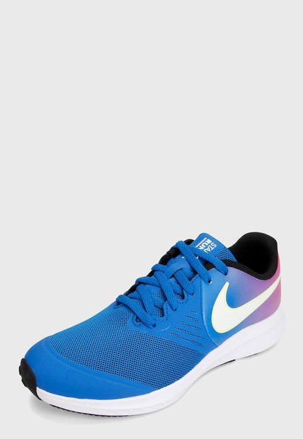 Tenis Lifestyle Azul-Blanco-Rosa Nike Kids Star Runner 2 - Compra Ahora |  Dafiti Colombia