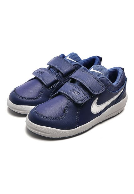 Zapatillas Nike Pico 4 (Tdv) Blanco Azul Marino Bebe