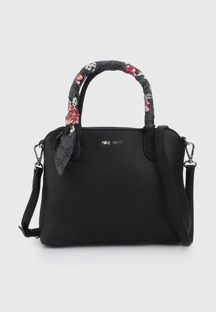 Bolso Negro-Verde-Rosa Nine West