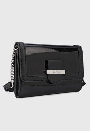Bolso Negro-Plateado Nine West