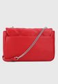 Bolso Manos Libres Rojo-Plateado Nine West de Nine West