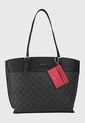 Bolso Negro-Gris Nine West         Doralia de Nine West