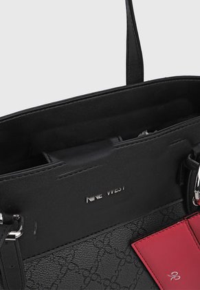 Bolso Negro-Gris Nine West         Doralia