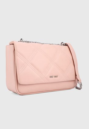 Bolso Manos Libres Rosa-Plateado Nine West