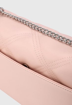 Bolso Manos Libres Rosa-Plateado Nine West
