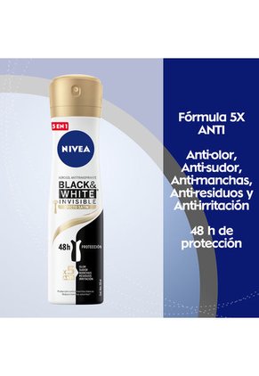 Desod Nivea Spray Invisible For Black White Frasco 150 Ml