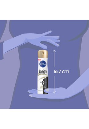 Desod Nivea Spray Invisible For Black White Frasco 150 Ml