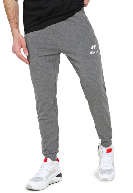 Pantalon-Jogger Gris Jaspe Nivia 8807M.