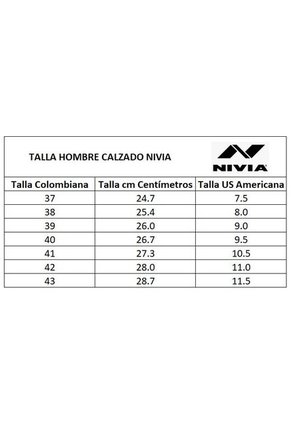 Tenis Blanco Gris Nivia NV065