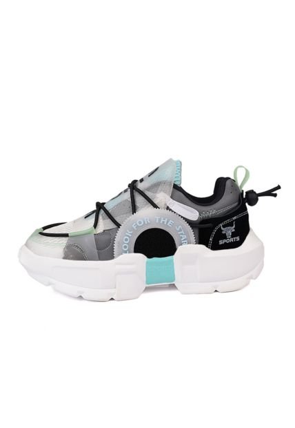Tenis Blanco-Gris Go Walk  Nivia