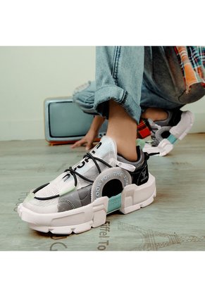 Tenis Blanco-Gris Go Walk  Nivia