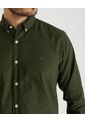 Camisa Oxford Manga Larga MNHCOXFORDVERDS Verde de NO DRAMA
