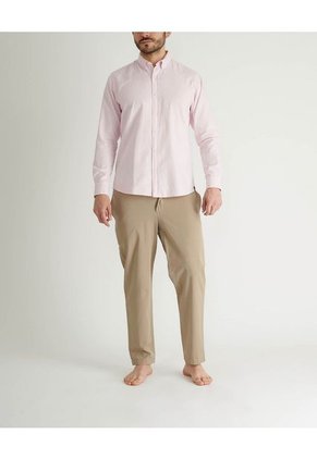 Camisa Oxford Manga Larga MNHCOXFORDROSS Rosado