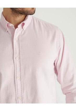 Camisa Oxford Manga Larga MNHCOXFORDROSS Rosado