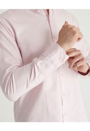 Camisa Oxford Manga Larga MNHCOXFORDROSS Rosado