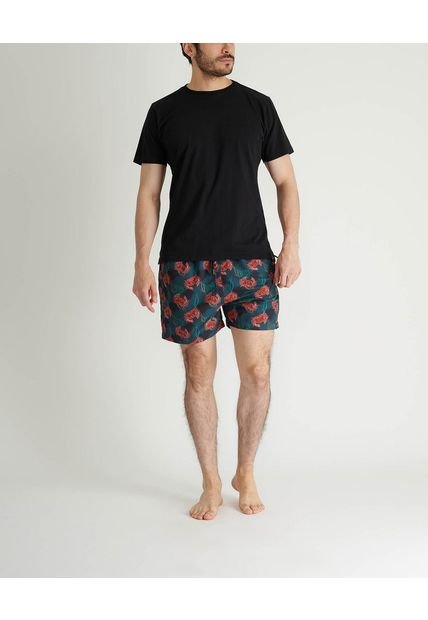Pantaloneta Mene MNHSWPRINTVERDECANM Verde