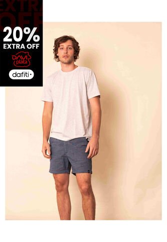 Camiseta Gris No Drama MNHTLTGRXL NO DRAMA