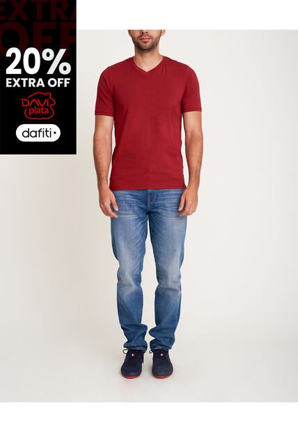Camiseta Rojo No Drama 280005TSVINOTINTO