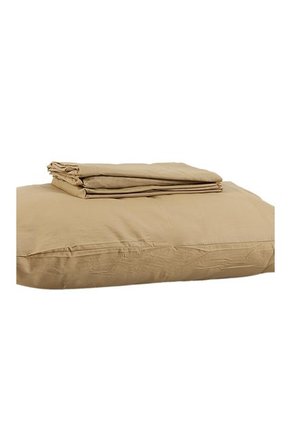 Juego de Cama Doble Noche Azul Lark Camel
