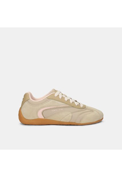 Tenis Para Mujer North Star Beige Retro Race