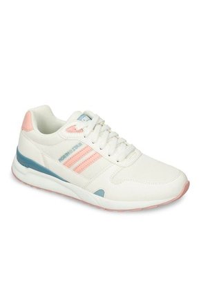 Tenis Casuales Blanco-Rosado North Star Idana Hugo Mujer
