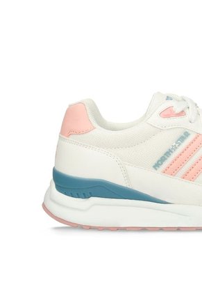Tenis Casuales Blanco-Rosado North Star Idana Hugo Mujer