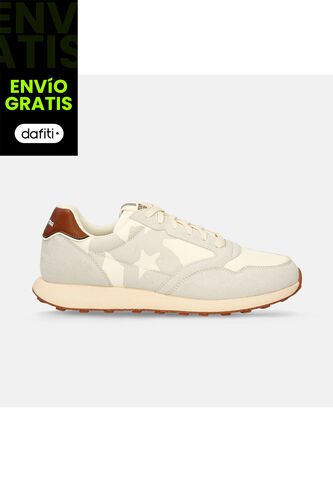 Tenis Para Hombre North Star Beige Magnum Retro Rave North Star