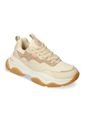 Tenis Casuales Beige North Star Ficticia Mujer de North Star
