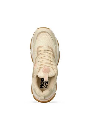 Tenis Casuales Beige North Star Ficticia Mujer