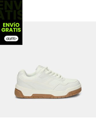 Tenis Para Mujer North Star Blanco Skater Chunk North Star