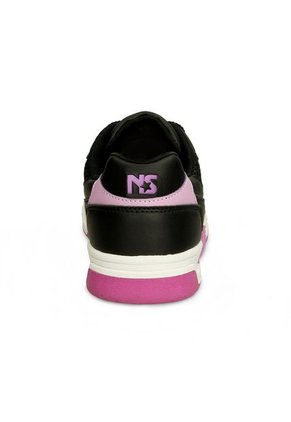 Tenis Casuales Negro-Purpura North Star Indore Court 86 Mujer