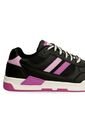 Tenis Casuales Negro-Purpura North Star Indore Court 86 Mujer de North Star