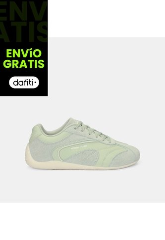 Tenis Para Mujer North Star Verde Retro Race Casual North Star