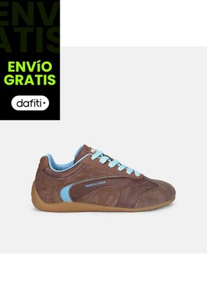 Tenis Para Mujer North Star Beige Retro Race
