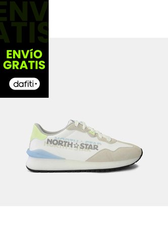Tenis Para Mujer North Star Blanco Kaye Retro Nova 500 North Star