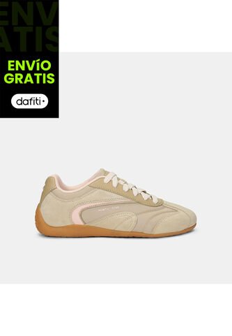 Tenis Para Mujer North Star Beige Retro Race North Star