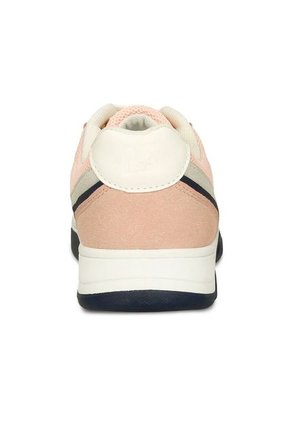 Tenis Casuales Blanco-Rosado North Star Ifel Bella Mujer