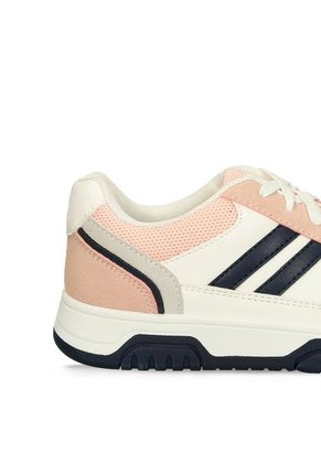 Tenis Casuales Blanco-Rosado North Star Ifel Bella Mujer