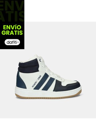 Tenis Infantil Para Niño North Star Blanco Tormenta 34-38 North Star