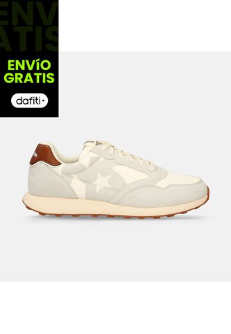 Tenis Para Hombre North Star Beige Magnum Retro Rave North Star