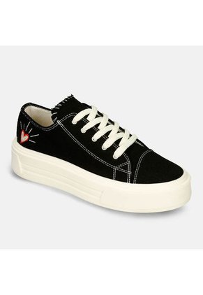 Tenis Casuales Negro North Star Jesenia Mujer