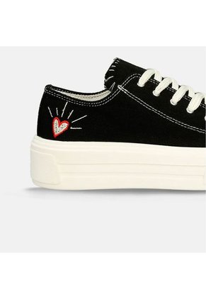Tenis Casuales Negro North Star Jesenia Mujer