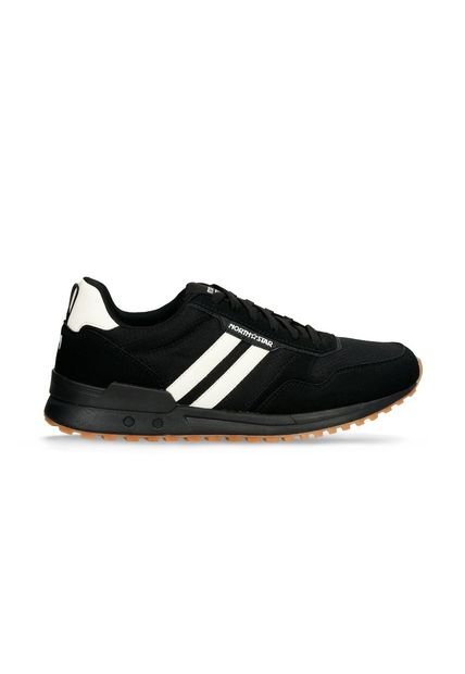 Tenis Casuales Negro North Star Len Buron Hombre