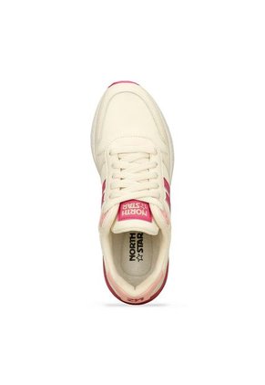 Tenis Casuales Blanco-Fucsia North Star Inhar Dylan Mujer