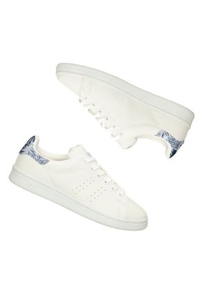 Tenis Casuales Blanco-Flores North Star Retrostar Eliana Mujer