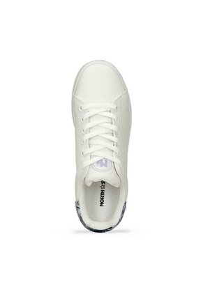 Tenis Casuales Blanco-Flores North Star Retrostar Eliana Mujer