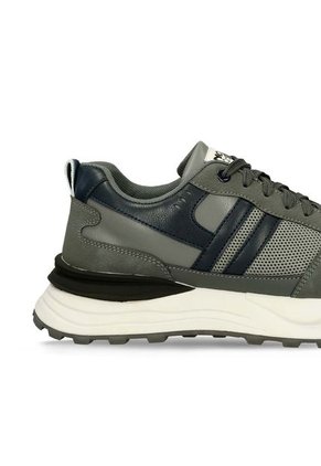 Tenis Casuales Gris Oscuro North Star Leon Venecia Hombre